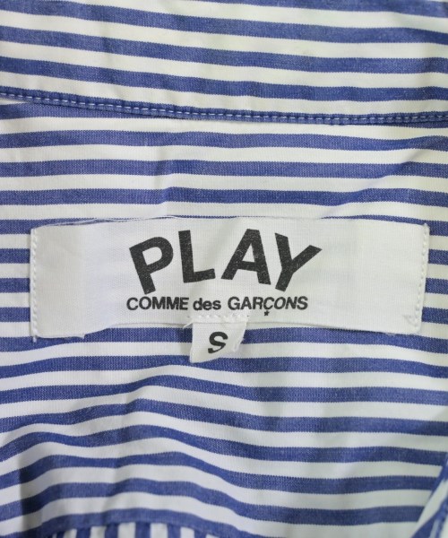 PLAY COMME des GARCONS（プレイコムデギャルソン）カジュアルシャツ 青 サイズ:S レディース/2200684094014
