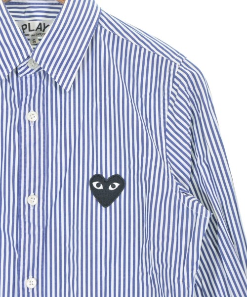 PLAY COMME des GARCONS（プレイコムデギャルソン）カジュアルシャツ 青 サイズ:S レディース/2200684094014