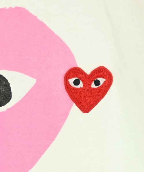 PLAY COMME des GARCONS（プレイコムデギャルソン）Tシャツ・カットソー 白 サイズ:M レディース/2200685690086