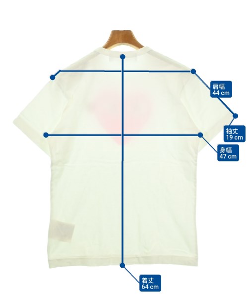 PLAY COMME des GARCONS（プレイコムデギャルソン）Tシャツ・カットソー 白 サイズ:M レディース/2200685690086