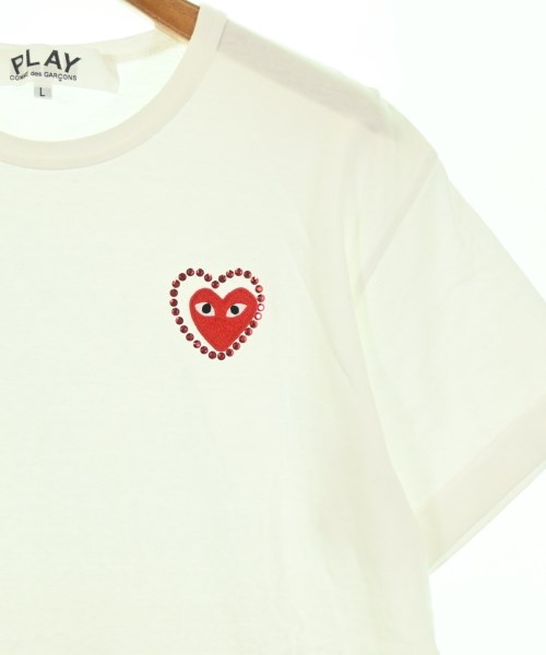 PLAY COMME des GARCONS（プレイコムデギャルソン）Tシャツ・カットソー 白 サイズ:L レディース/2200688586027