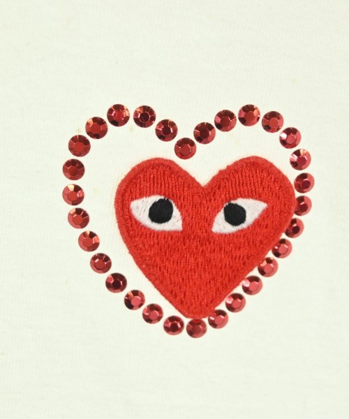 PLAY COMME des GARCONS（プレイコムデギャルソン）Tシャツ・カットソー 白 サイズ:L レディース/2200688586027