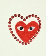PLAY COMME des GARCONS（プレイコムデギャルソン）Tシャツ・カットソー 白 サイズ:L レディース/2200688586027
