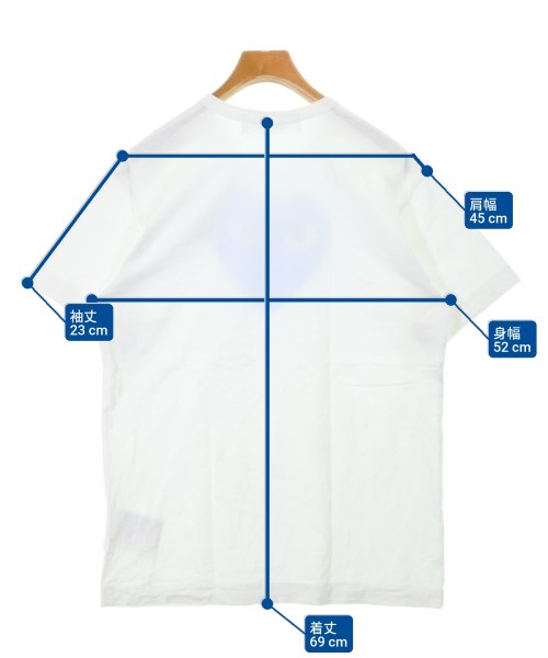 PLAY COMME des GARCONS（プレイコムデギャルソン）Tシャツ・カットソー 白 サイズ:XL メンズ/2200688793081