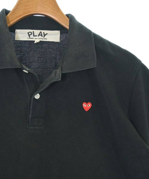 PLAY COMME des GARCONS（プレイコムデギャルソン）ポロシャツ 黒 サイズ:L メンズ/2200688868048
