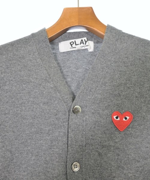 PLAY COMME des GARCONS（プレイコムデギャルソン）カーディガン グレー サイズ:S メンズ/2200683441109
