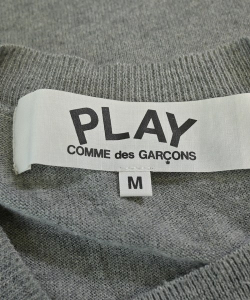 PLAY COMME des GARCONS（プレイコムデギャルソン）ニット・セーター グレー サイズ:M メンズ/2200690291025