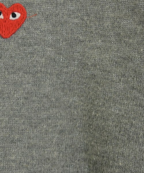 PLAY COMME des GARCONS（プレイコムデギャルソン）ニット・セーター グレー サイズ:M メンズ/2200690291025