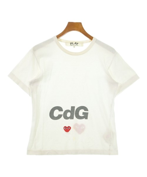 PLAY COMME des GARCONS(プレイコムデギャルソン)Tシャツ・カットソー 白 サイズ:S/2200684551074