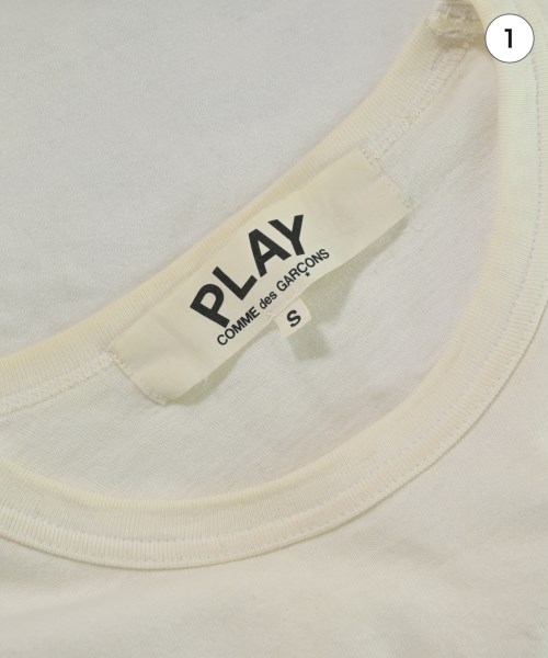 PLAY COMME des GARCONS（プレイコムデギャルソン）Tシャツ・カットソー 白 サイズ:S メンズ/2200684551074