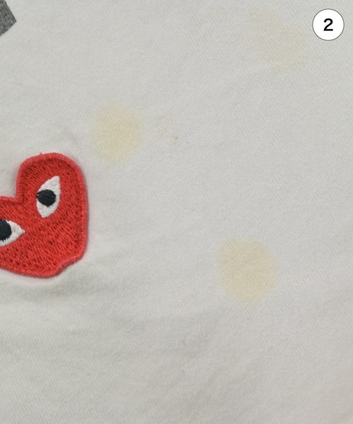 PLAY COMME des GARCONS（プレイコムデギャルソン）Tシャツ・カットソー 白 サイズ:S メンズ/2200684551074