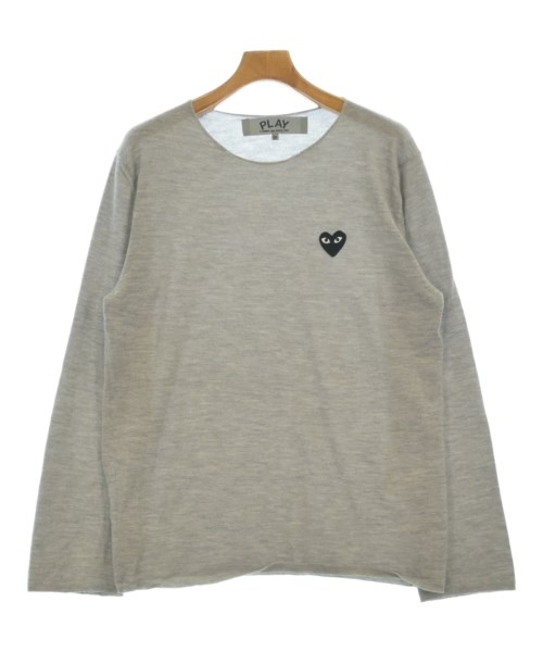 PLAY COMME des GARCONS(プレイコムデギャルソン)ニット・セーター グレー サイズ:M/2200691835020