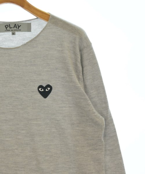 PLAY COMME des GARCONS（プレイコムデギャルソン）ニット・セーター グレー サイズ:M メンズ/2200691835020