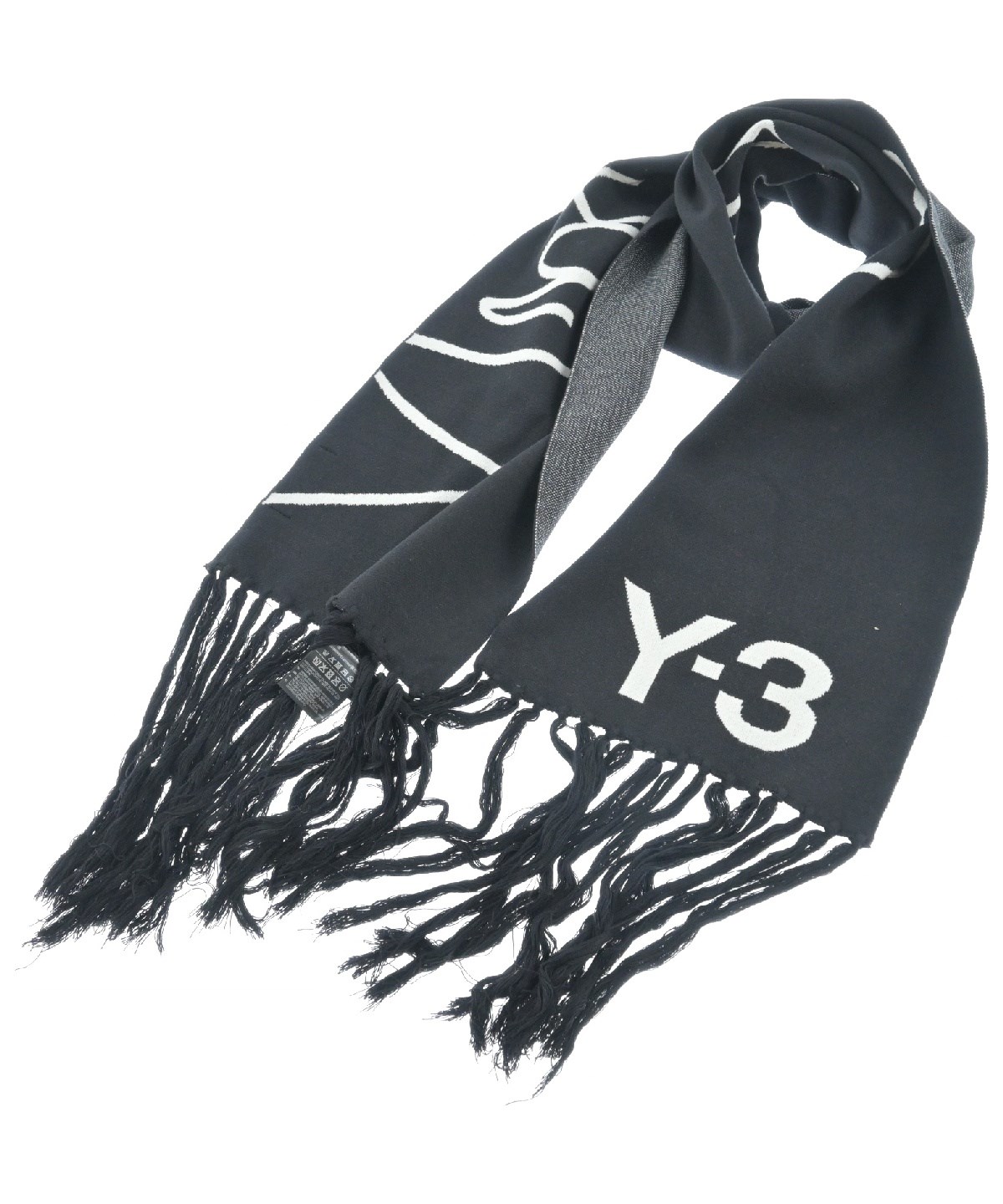 人気ブランドを 新品タグ付きY-3ワイスリーCLASSICLOGO ストール マフラー 小物
