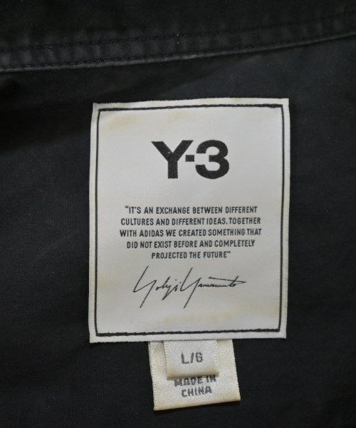 Y-3（ワイスリー）カジュアルシャツ 黒 サイズ:L メンズ/2200635536037