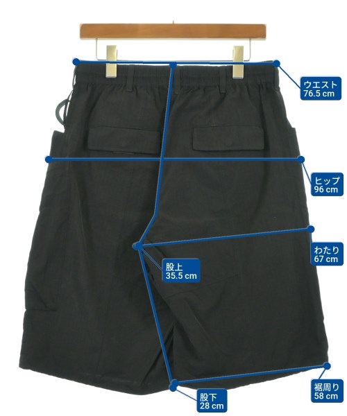 Y-3（ワイスリー）ショートパンツ 黒 サイズ:S メンズ/2200636829053