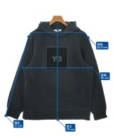 Y-3（ワイスリー）パーカー 黒 サイズ:XL メンズ/2200643335059