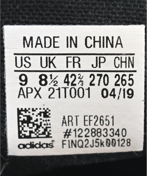 Y-3（ワイスリー）スニーカー 黒 サイズ:27cm メンズ/2200621598032