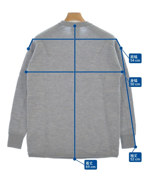 Y-3（ワイスリー）ニット・セーター グレー サイズ:XS メンズ/2200624274049