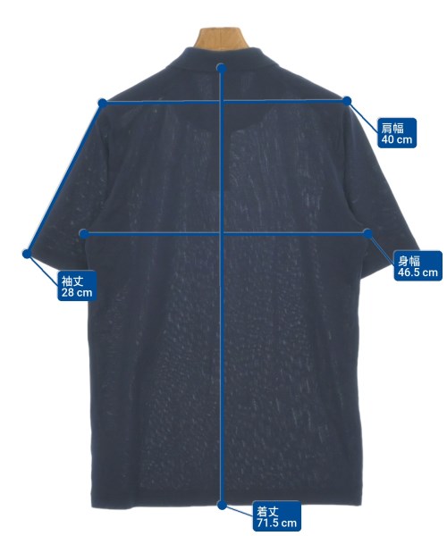 Y-3（ワイスリー）ポロシャツ 紺 サイズ:XS メンズ/2200624274063