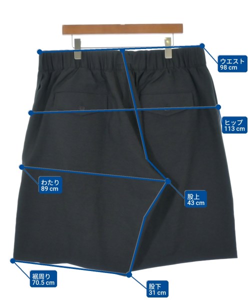 Y-3（ワイスリー）ショートパンツ 黒 サイズ:2XL(XXL位) メンズ/2200624946083