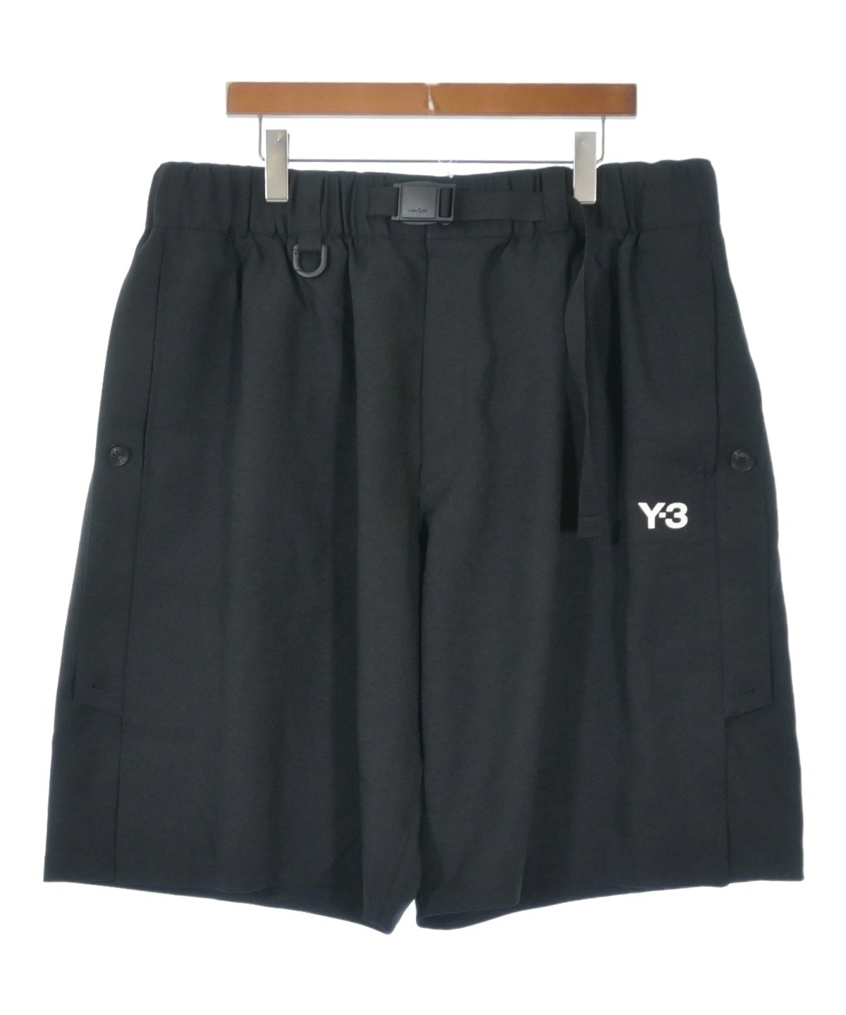 Y-3（ワイスリー）ショートパンツ 黒 サイズ:2XL(XXL位) メンズ