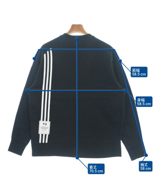 Y-3（ワイスリー）スウェット 黒 サイズ:XS メンズ/2200628227027
