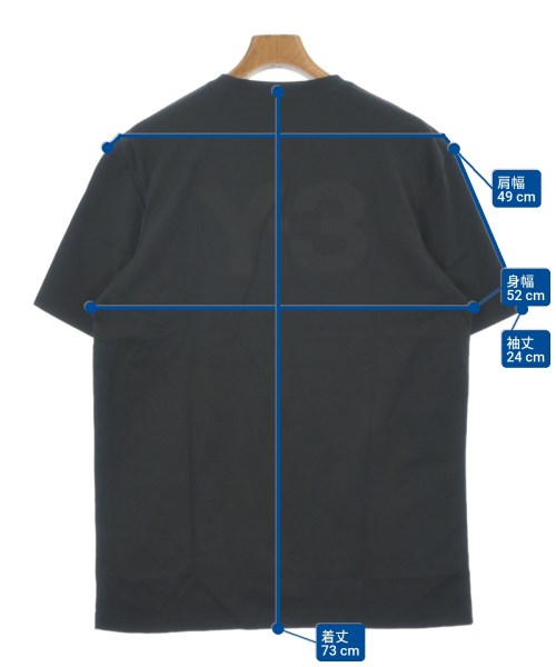 Y-3（ワイスリー）Tシャツ・カットソー 黒 サイズ:M メンズ/2200615895062