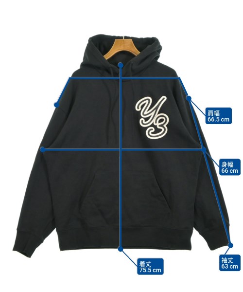 Y-3（ワイスリー）パーカー 黒 サイズ:XL メンズ/2200615988054
