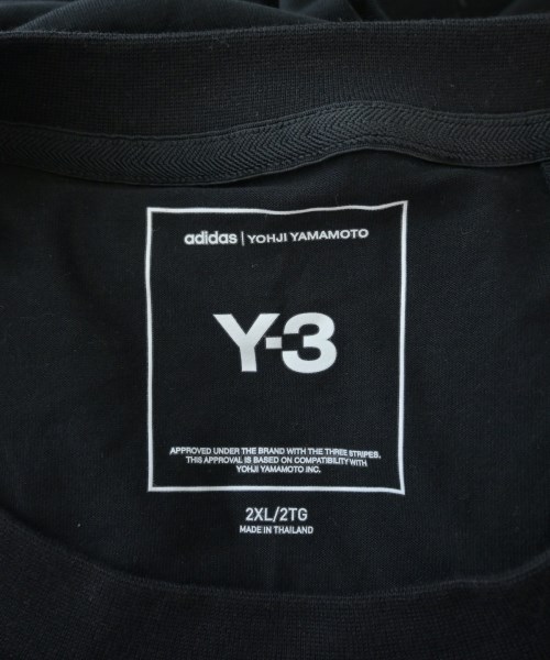 Y-3（ワイスリー）Tシャツ・カットソー 黒 サイズ:2XL メンズ/2200615988306