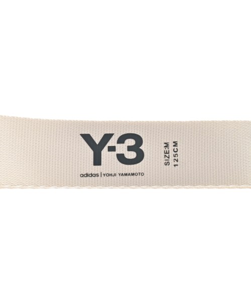 Y-3（ワイスリー）ベルト 白 サイズ:M メンズ/2200617087236