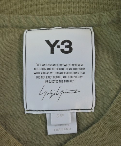Y-3（ワイスリー）Tシャツ・カットソー カーキ サイズ:S メンズ/2200612293090