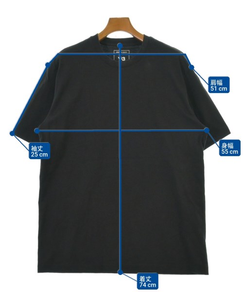 Y-3（ワイスリー）Tシャツ・カットソー 黒 サイズ:L メンズ/2200615859026