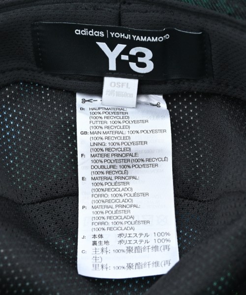 Y-3（ワイスリー）ハット 緑 サイズ:60cm メンズ/2200615859071