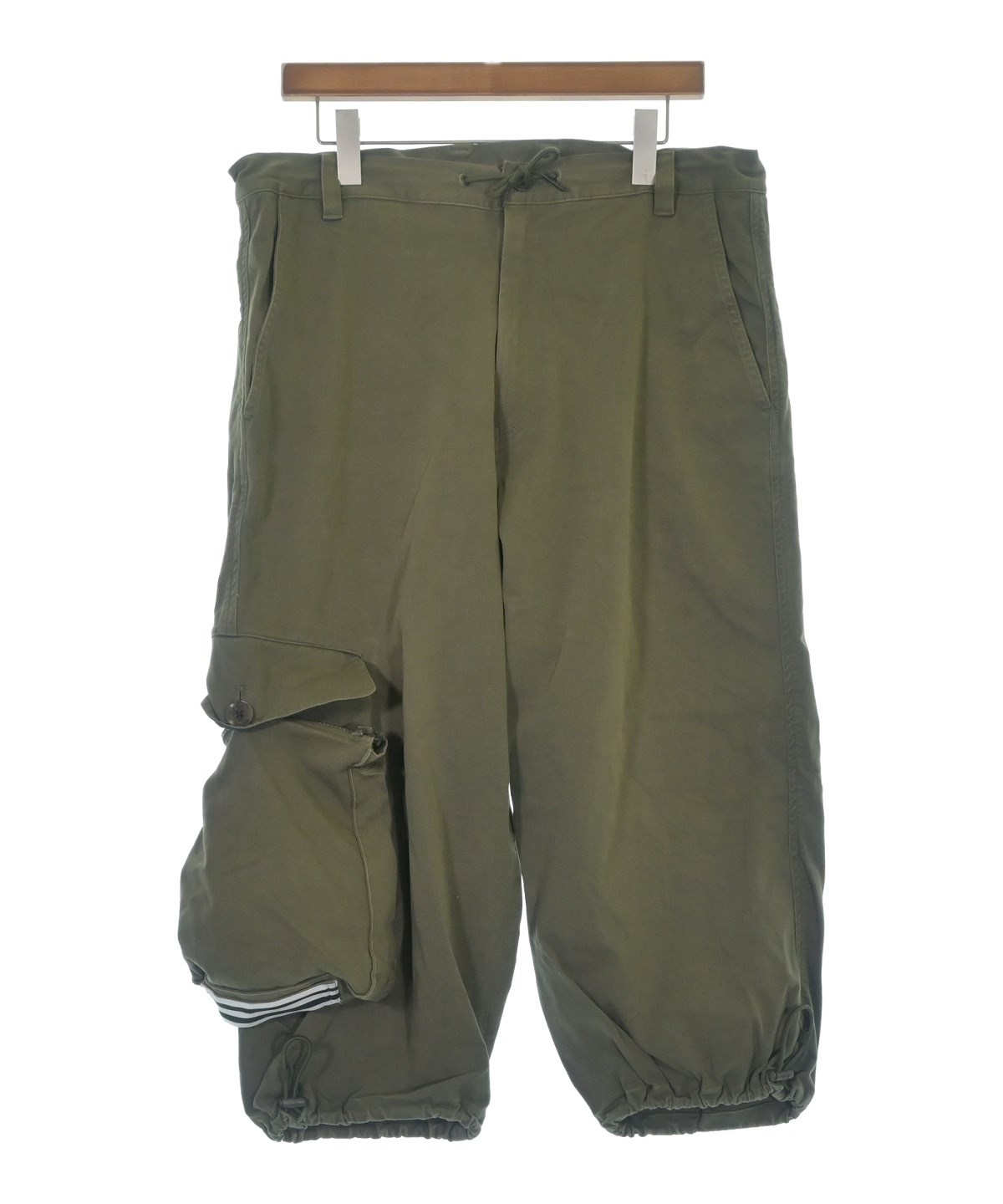 Y-3（ワイスリー）クロップドパンツ カーキ サイズ:S メンズ
