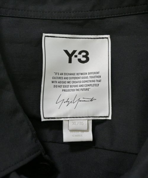 Y-3（ワイスリー）カジュアルシャツ 黒 サイズ:XL メンズ/2200620455022