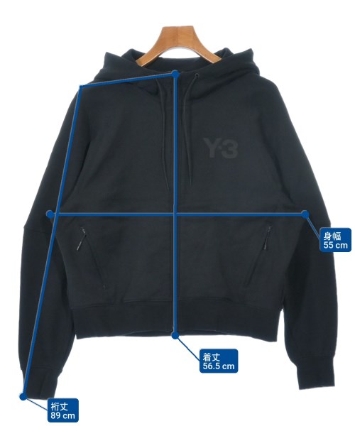 Y-3（ワイスリー）パーカー 黒 サイズ:S メンズ/2200620896030