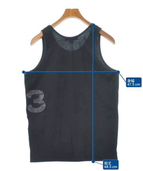 Y-3（ワイスリー）タンクトップ 黒 サイズ:M メンズ/2200620538152