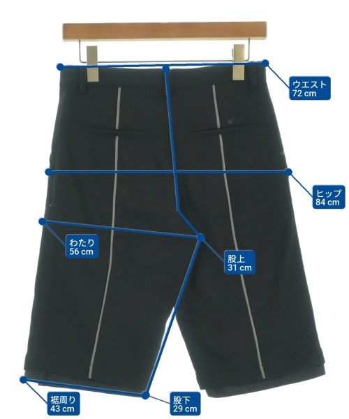 Y-3（ワイスリー）ショートパンツ 黒 サイズ:XS レディース/2200672562013