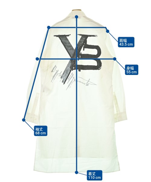 Y-3（ワイスリー）カジュアルシャツ 白 サイズ:XS メンズ/2200672883019