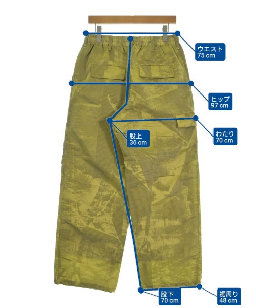 Y-3（ワイスリー）カーゴパンツ 黄 サイズ:S メンズ/2200673676122