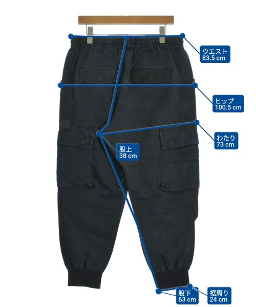 Y-3（ワイスリー）カーゴパンツ 黒 サイズ:M メンズ/2200673676139