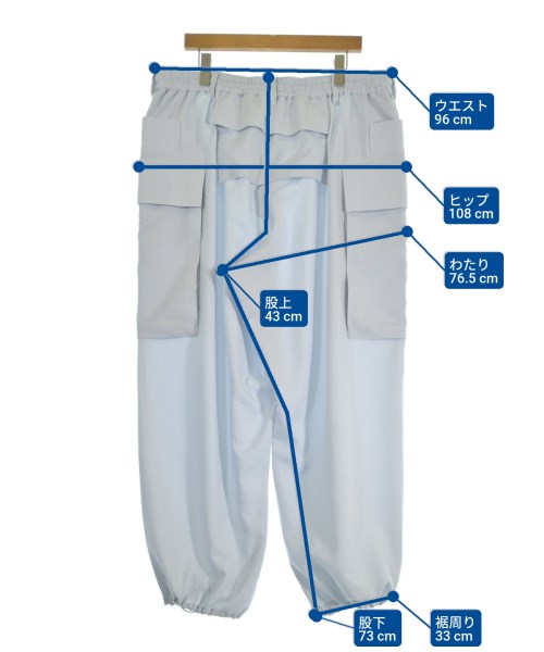 Y-3（ワイスリー）カーゴパンツ 青 サイズ:L メンズ/2200673676146