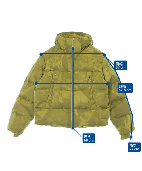 Y-3（ワイスリー）ダウンジャケット/ダウンベスト 緑 サイズ:M メンズ/2200674954014