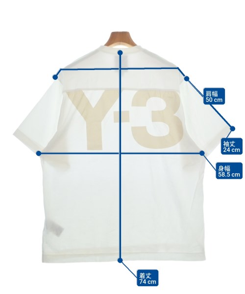 Y-3（ワイスリー）Tシャツ・カットソー 白 サイズ:S メンズ/2200679156024