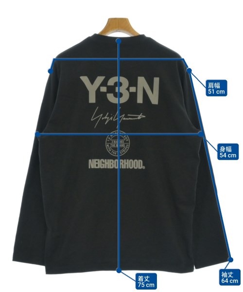 Y-3（ワイスリー）Tシャツ・カットソー 黒 サイズ:L メンズ/2200696795046