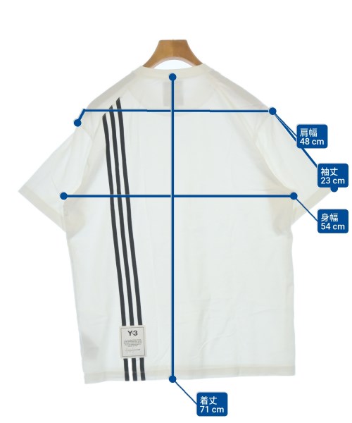 Y-3（ワイスリー）Tシャツ・カットソー 白 サイズ:M メンズ/2200697754035