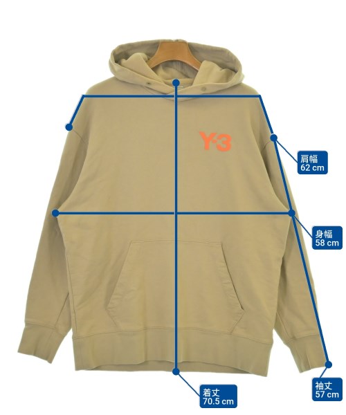 Y-3（ワイスリー）パーカー ベージュ サイズ:S メンズ/2200695643164