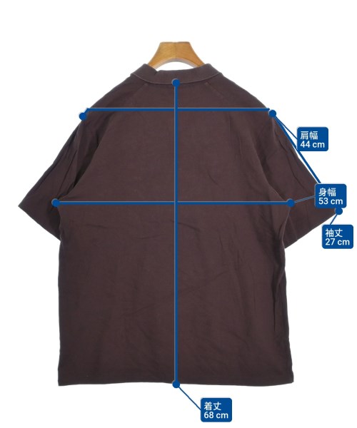 Y-3（ワイスリー）ポロシャツ 茶 サイズ:M メンズ/2200651189064