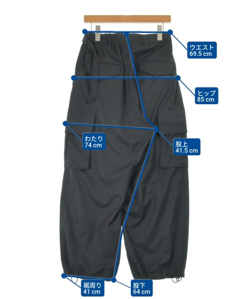 Y-3（ワイスリー）カーゴパンツ 黒 サイズ:XS メンズ/2200658692024